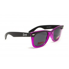 Очки защитные открытые Swag Hipster-4 Pink (gray) серые