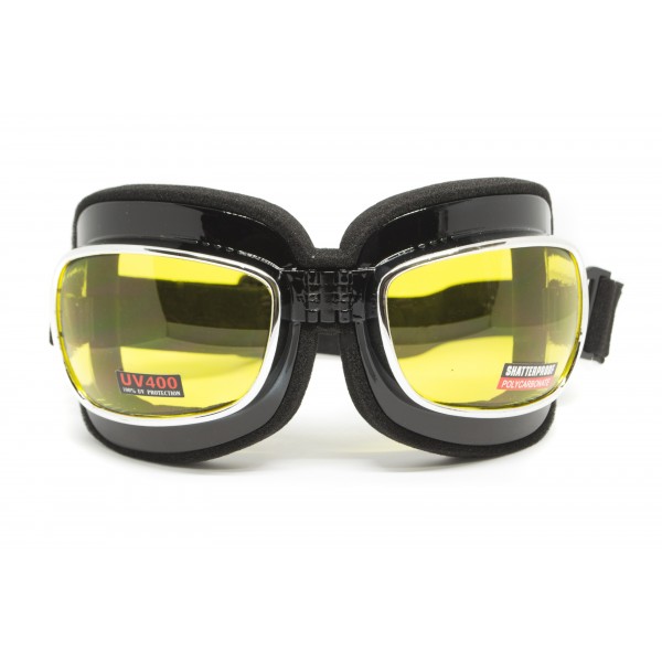 Очки защитные с уплотнителем Global Vision Retro Joe (yellow) желтые - 3586617 Очки защитные с уплотнителем Global Vision Retro Joe (yellow) желтые - 3586617