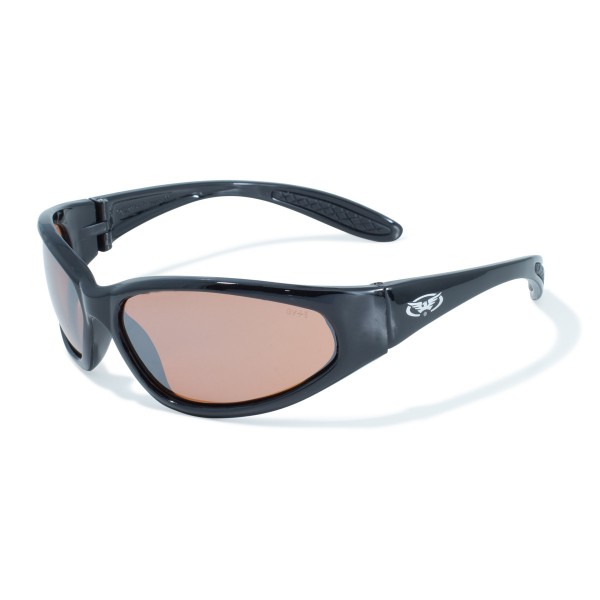 Очки защитные открытые Global Vision Hercules-1 (drive mirror) коричневые - 3578287