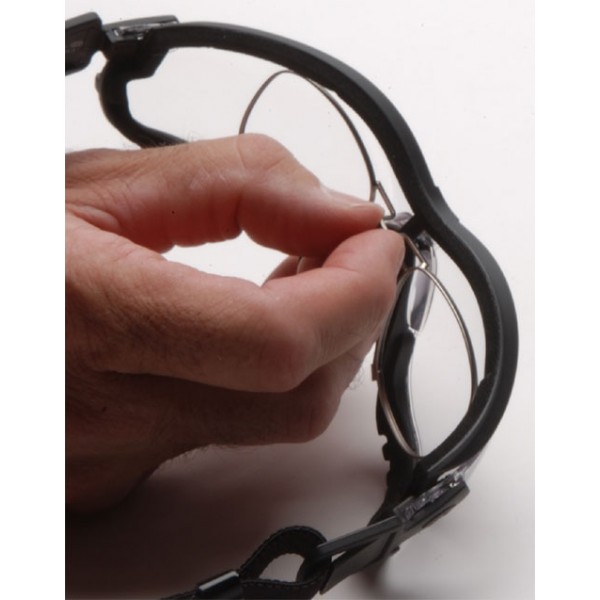 Очки защитные с уплотнителем Pyramex V2G+RX (gray) Anti-Fog, серые очки с диоптрической вставкой в комплекте - 3586637 Очки защитные с уплотнителем Pyramex V2G+RX (gray) Anti-Fog, серые очки с диоптрической вставкой в комплекте - 3586637