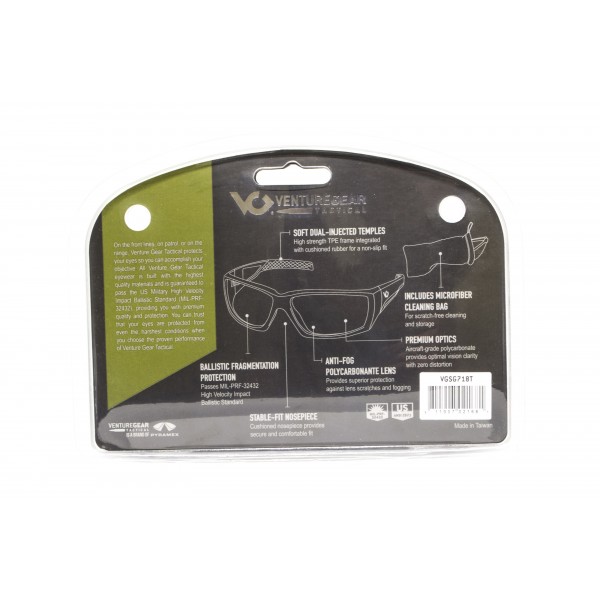 Очки защитные открытые Venture Gear Tactical OverWatch Gray (forest gray) Anti-Fog, чёрно-зелёные в серой оправе - 3573727 Очки защитные открытые Venture Gear Tactical OverWatch Gray (forest gray) Anti-Fog, чёрно-зелёные в серой оправе - 3573727