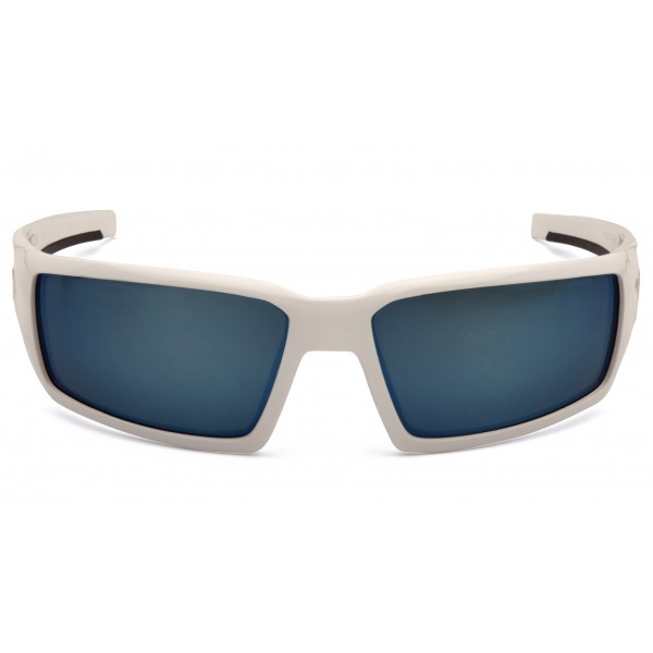 Окуляри захисні Venture Gear Pagosa White (ice blue mirror) Anti-Fog, дзеркальні сині в білій оправі - 3587167