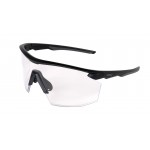 Окуляри захисні Pyramex PMXSPEC (clear) Super Anti-Fog H2MAX, прозорі в чорно-сірій оправі