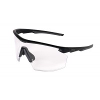 Очки защитные Pyramex PMXSPEC (clear) Super Anti-Fog H2MAX, прозрачные в чёрно-серой оправе