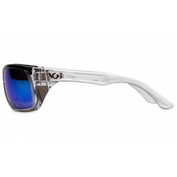 Очки защитные открытые Venture Gear Vallejo Crystal (ice blue mirror) Аnti-Fog, синие зеркальные в прозрачной оправе - 3587148 Очки защитные открытые Venture Gear Vallejo Crystal (ice blue mirror) Аnti-Fog, синие зеркальные в прозрачной оправе - 3587148