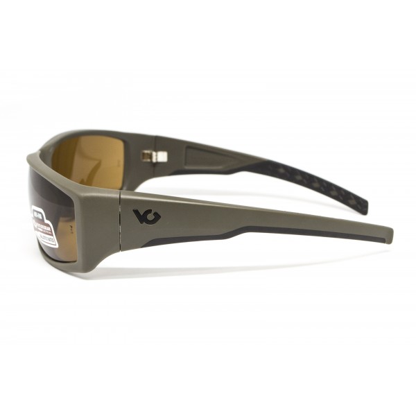 Очки защитные открытые Venture Gear Tactical OverWatch Green (bronze) Anti-Fog, коричневые - 3573728