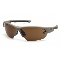 Окуляри захисні Venture Gear Tactical Semtex Tan (bronze) Anti-Fog, коричневі в камуфльованій оправі