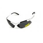 Окуляри захисні Avis Lightning (gray), сірі з металевими дужками