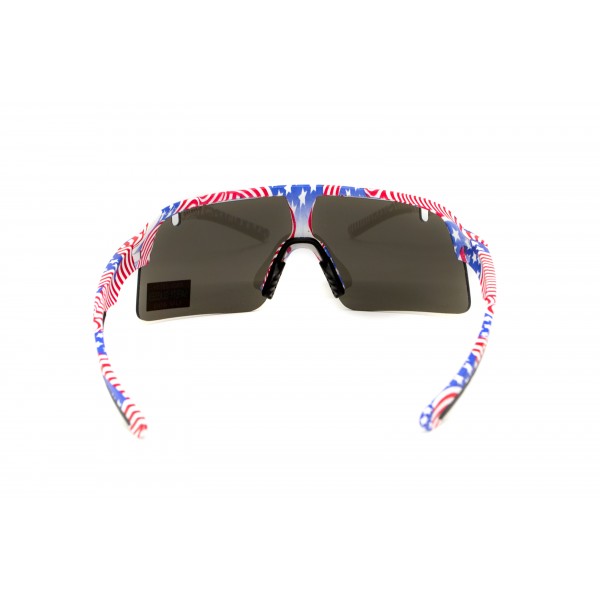 Окуляри захисні Global Vision Holeshot USA Flag (gray), сірі в оправі прапор США - 3587209 Окуляри захисні Global Vision Holeshot USA Flag (gray), сірі в оправі прапор США - 3587209