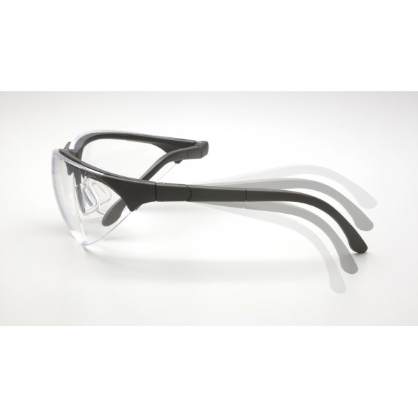 Очки защитные открытые Pyramex Rendezvous Crystal Gray (clear) Anti-Fog, прозрачные в серой полупрозрачной оправе - 3574229