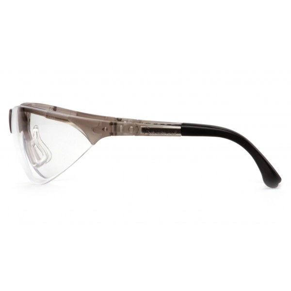 Очки защитные открытые Pyramex Rendezvous Crystal Gray (clear) Anti-Fog, прозрачные в серой полупрозрачной оправе - 3574229