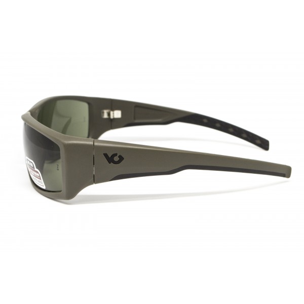 Защитные очки Venture Gear Tactical OverWatch Green (forest gray) Anti-Fog, чёрно-зелёные в зелёной оправе - 3573729