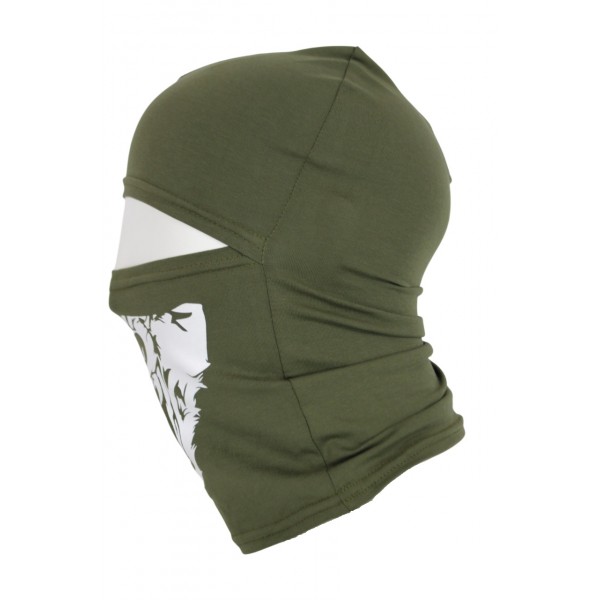 Балаклава з принтом Волк Олива - pancer0001 Балаклава з принтом Волк Олива - pancer0001