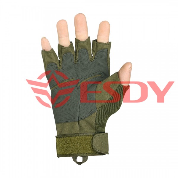 Тактичні рукавиці. Безпалі. ESDY. Олива - 3591970