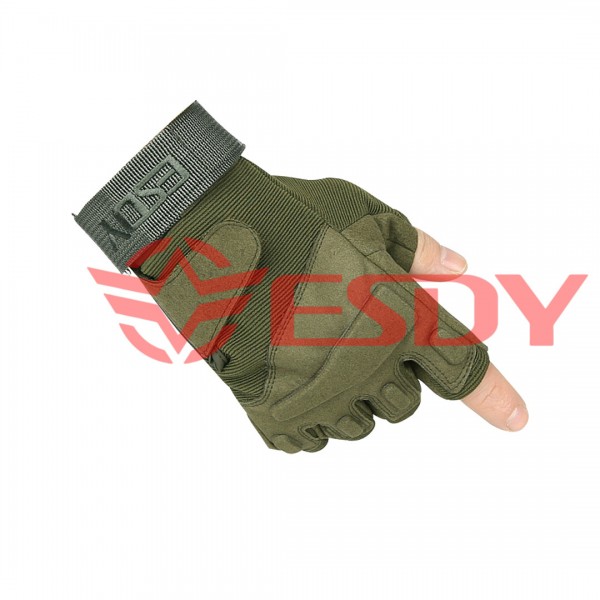 Тактичні рукавиці. Безпалі. ESDY. Олива - 3591970