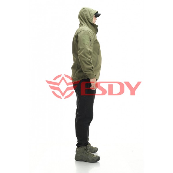 Куртка ESDY Softshell софтшелл, тактическая 01. Олива XL - 3591950 Куртка ESDY Softshell софтшелл, тактическая 01. Олива XL - 3591950