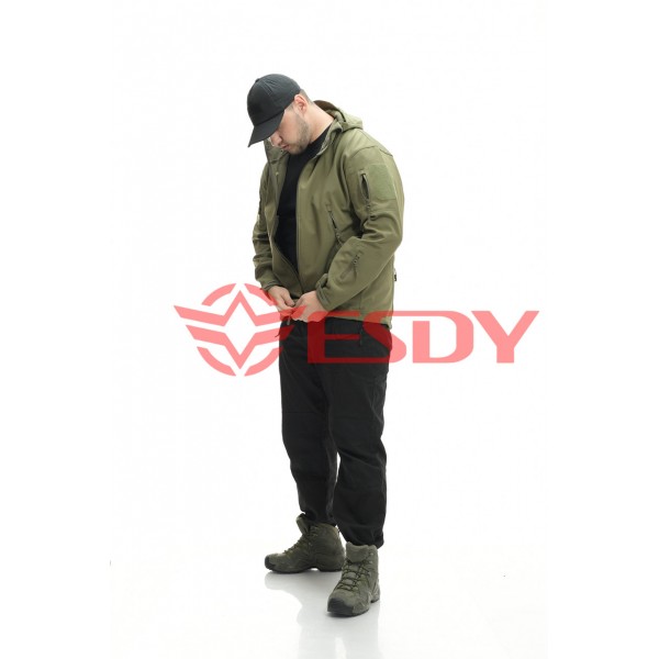 Куртка ESDY Softshell софтшелл, тактическая 01. Олива XL - 3591950 Куртка ESDY Softshell софтшелл, тактическая 01. Олива XL - 3591950
