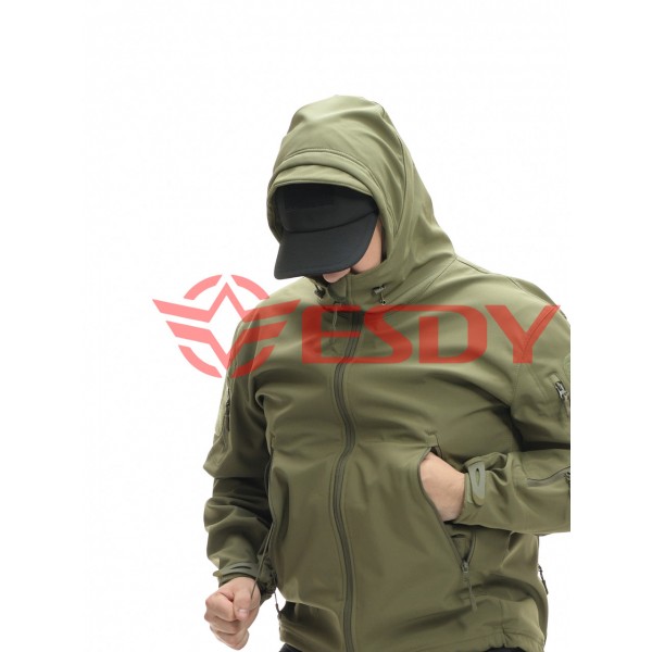 Куртка ESDY Softshell софтшелл, тактическая 01. Олива XL - 3591950 Куртка ESDY Softshell софтшелл, тактическая 01. Олива XL - 3591950