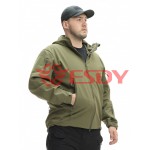 Куртка ESDY Softshell софтшел, тактична 01. Олива