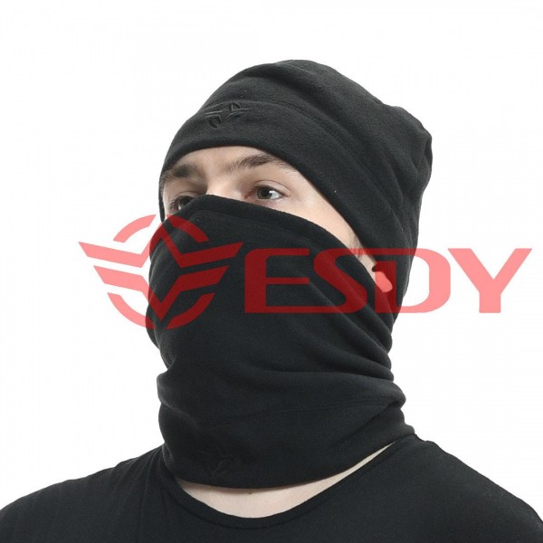 Баф флисовый двухслойный с фиксатором. ESDY. Черный - 3591890 Баф флисовый двухслойный с фиксатором. ESDY. Черный - 3591890