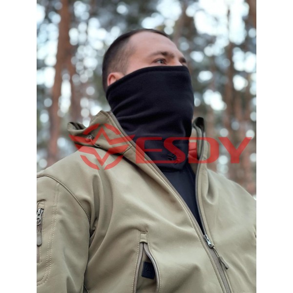 Баф флисовый двухслойный с фиксатором. ESDY. Черный - 3591890 Баф флисовый двухслойный с фиксатором. ESDY. Черный - 3591890