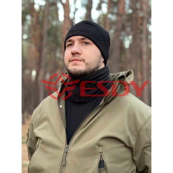 Баф флисовый двухслойный с фиксатором. ESDY. Черный - 3591890 Баф флисовый двухслойный с фиксатором. ESDY. Черный - 3591890