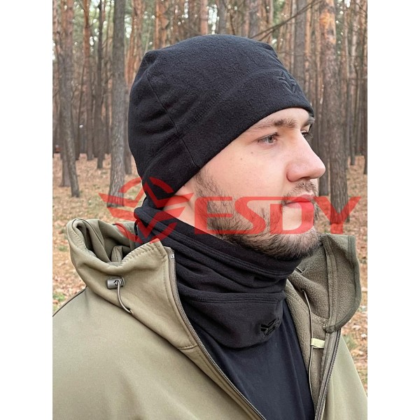 Баф флисовый двухслойный с фиксатором. ESDY. Черный - 3591890 Баф флисовый двухслойный с фиксатором. ESDY. Черный - 3591890