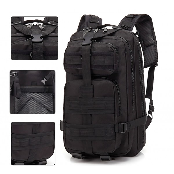 Рюкзак тактический 3P. 25 л. Черный - 3591900 Рюкзак тактический 3P. 25 л. Черный - 3591900