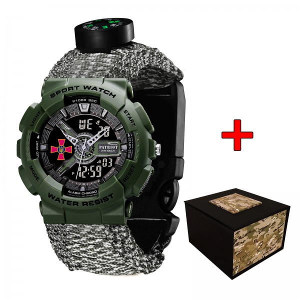 Patriot 005AGSU ЗСУ Паракордовий ремінець ACU + Коробка - 1201-0339-30