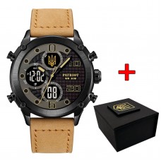 Patriot 017BKBKBR Тризуб золото Black-Black-Light Brown.