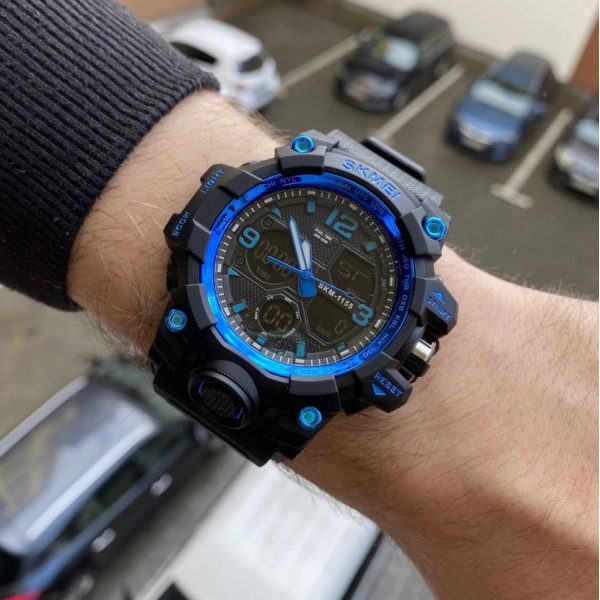 Skmei 1155 Black Blue - 3590070 Skmei 1155 Black Blue - 3590070