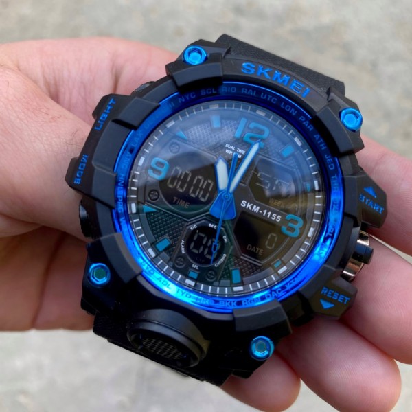 Skmei 1155 Black Blue - 3590070 Skmei 1155 Black Blue - 3590070