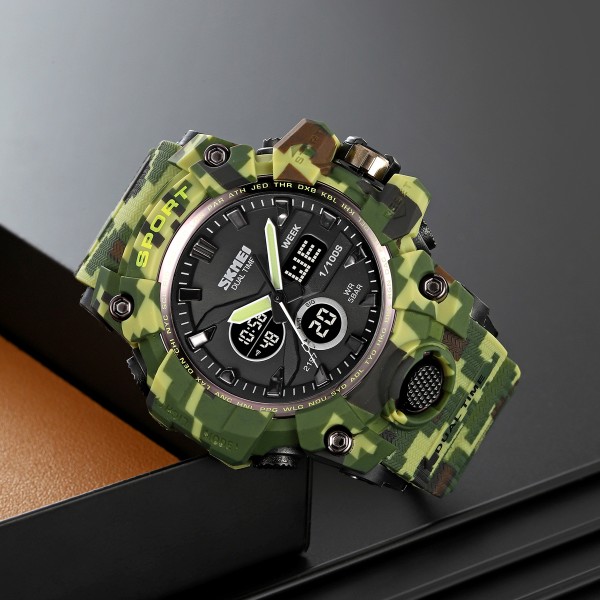 Skmei 2197CMGN Army Green Camouflage - 3591510