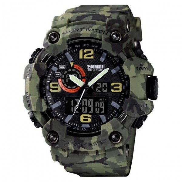 Skmei 1520CMGN Green Camo. SALE - 3590120