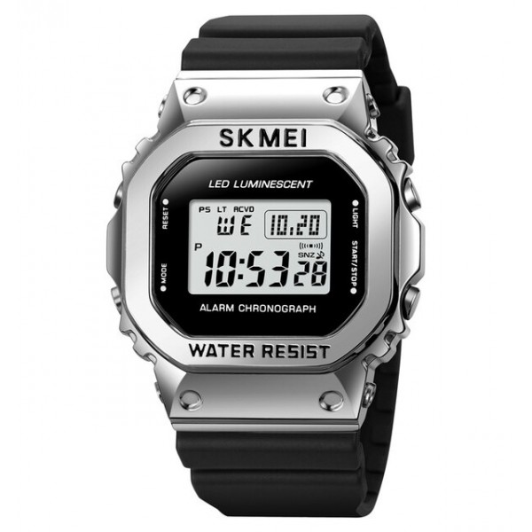Skmei 1851SIBK Silver Black - 3590190