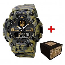 Awarder 001 Тризуб золото Camo Green