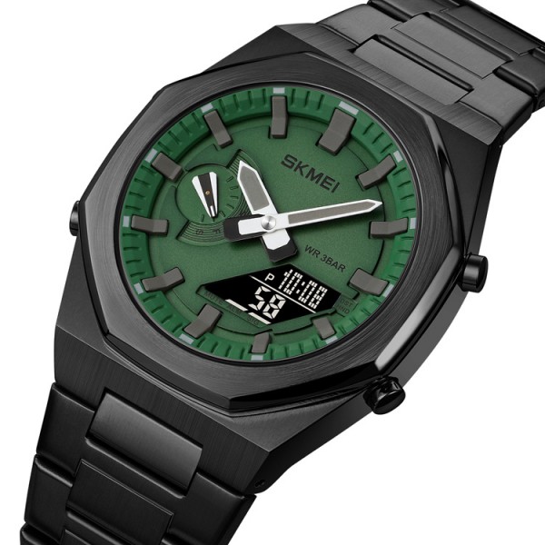 Skmei 1816BKGNBK Black Green-Black - 3590820