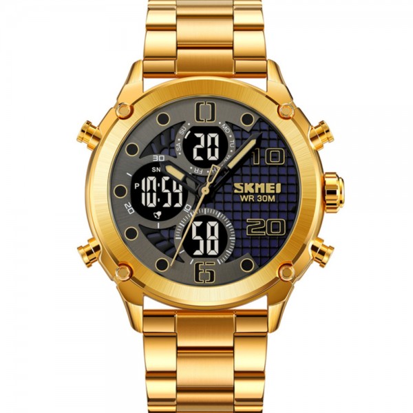 Skmei 1975SGDBK Gold-Black Steel - 3590880