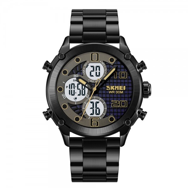 Skmei 1975SBKWT Black-White Steel - 3590920