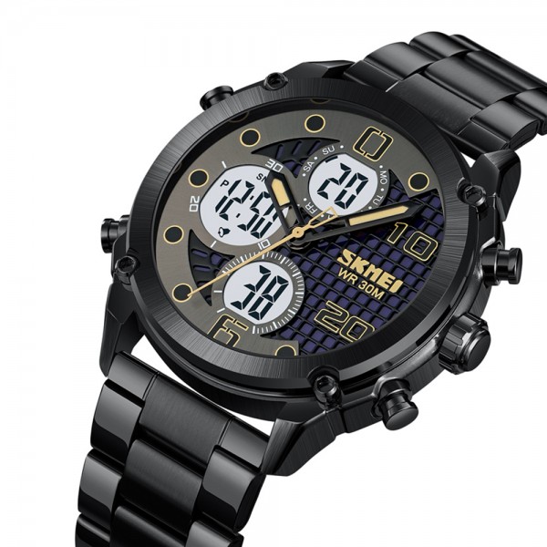 Skmei 1975SBKWT Black-White Steel - 3590920