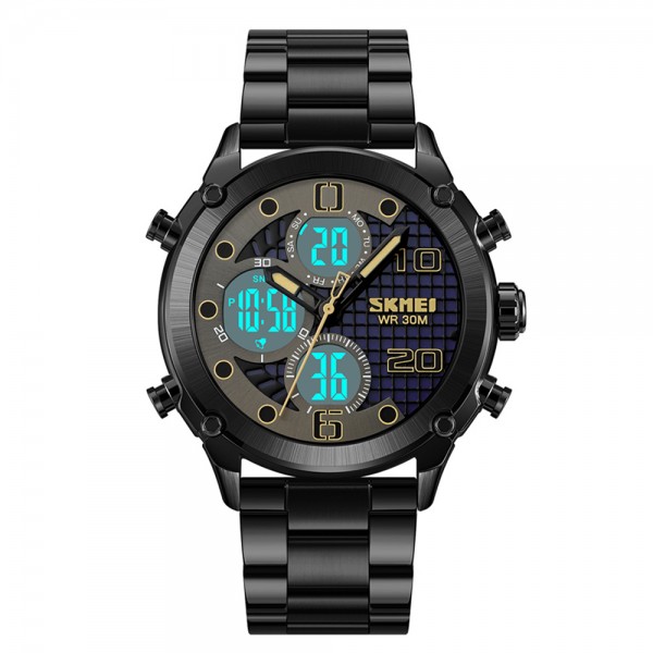 Skmei 1975SBKWT Black-White Steel - 3590920