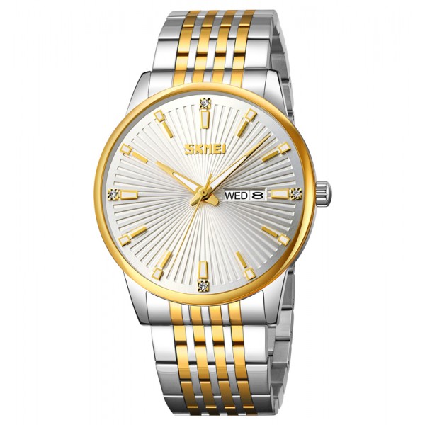 Skmei 9323TGDSI Silver/Gold-Silver - 3591170
