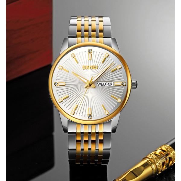 Skmei 9323TGDSI Silver/Gold-Silver - 3591170 Skmei 9323TGDSI Silver/Gold-Silver - 3591170