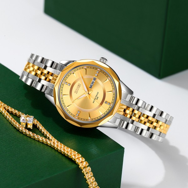 Skmei 9264TGDGD Silver/Gold-Gold - 3591270 Skmei 9264TGDGD Silver/Gold-Gold - 3591270