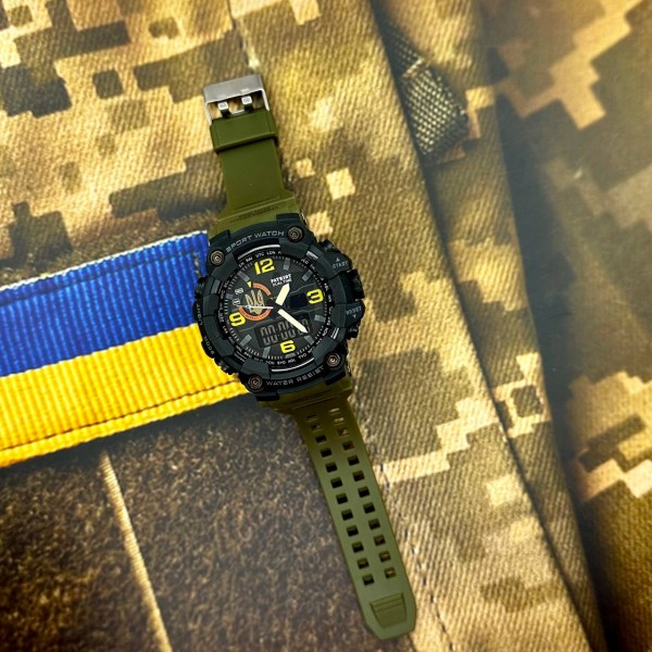 Patriot 002AGUAGD Тризуб золото Зелені + Коробка. - 1201-0083-30