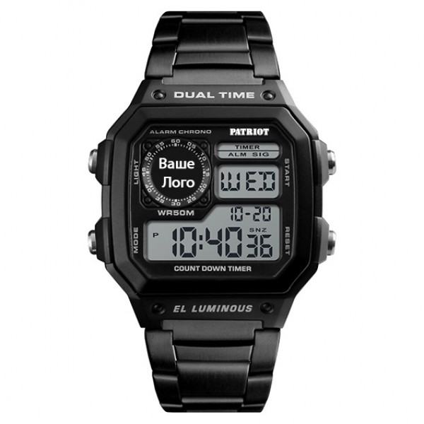 Patriot 011SI Ваше лого Чорні + Коробка - 1201-0238-30