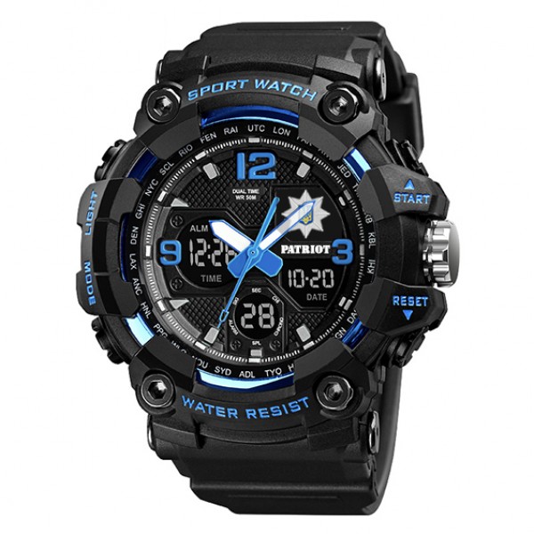 Patriot 006BUPO Поліція Чорні з синім + Коробка - 1201-0268-30