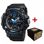 Patriot 006BUUASI Тризуб срібло Чорні з синім + Коробка.