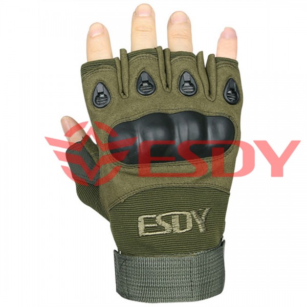 Рукавиці захисні тактичні. Безпалі. ESDY. Олива - 3591951 Рукавиці захисні тактичні. Безпалі. ESDY. Олива - 3591951