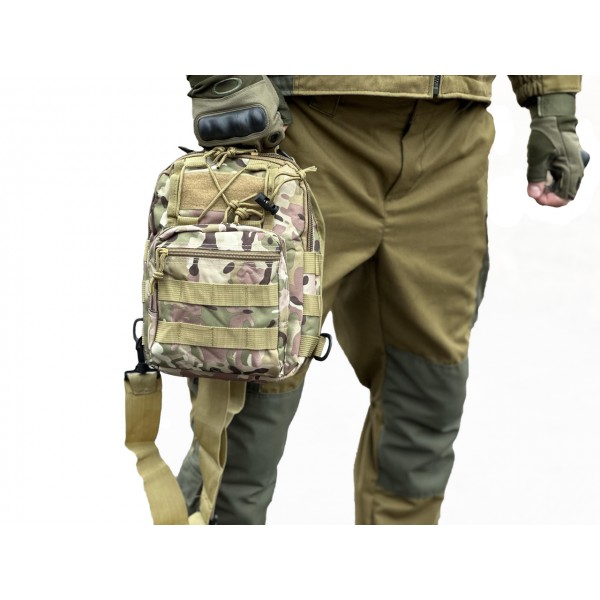 Сумка тактическая плечевая EDC. 7 л. Черная - 3591901 Сумка тактическая плечевая EDC. 7 л. Черная - 3591901